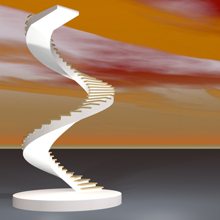 Begradigter Bachlauf