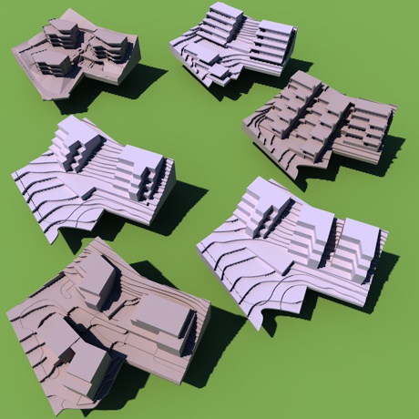 >Verschiedene Bearbeitungsstände, verschiedene Büros, unterschiedliche Detaillierungsgrade.